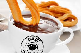 Churros and chocolate sauce