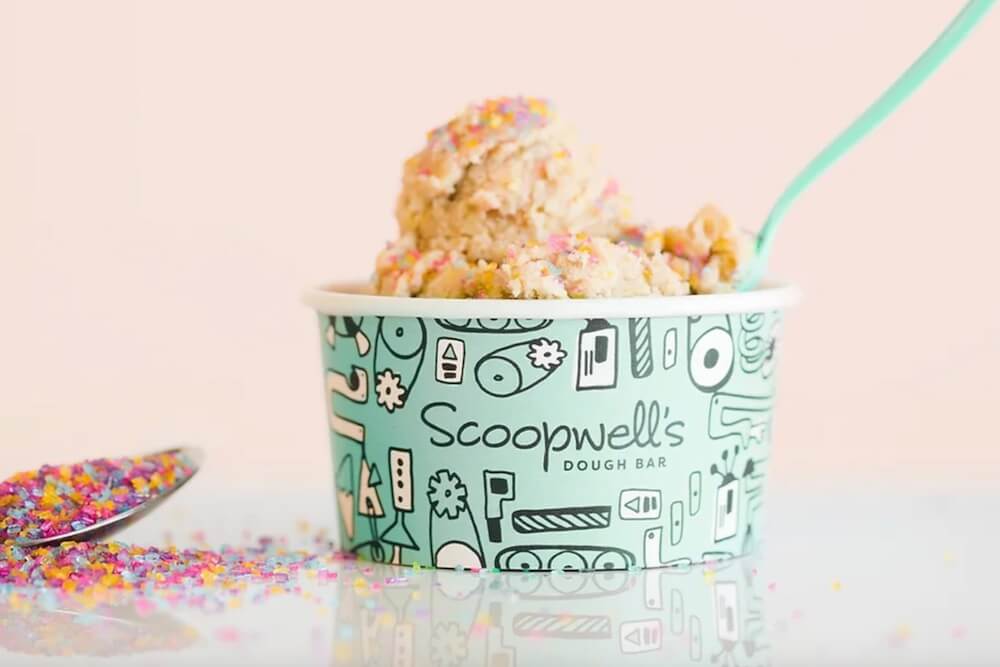 Ice cream from Scoopwell’s Dough Bar