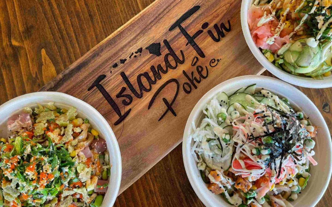 Poke bowls from Island Fin Poke
