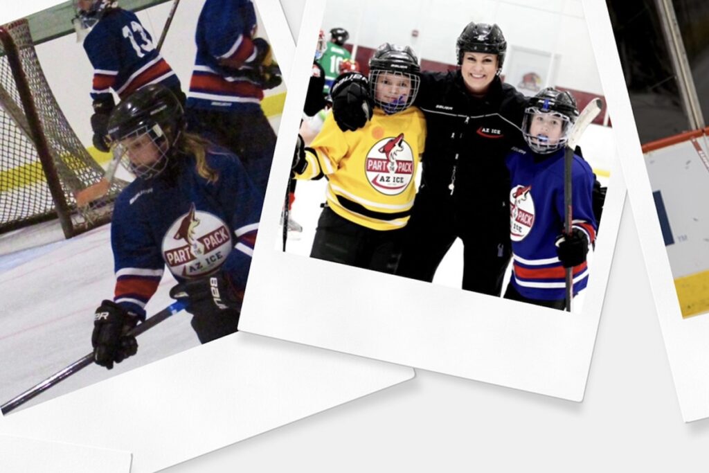 Photos of patrons at AZ ICE