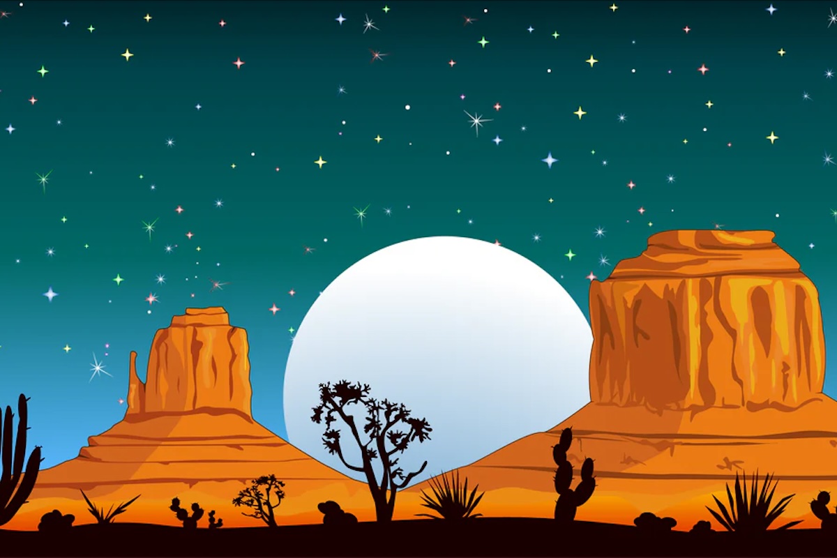 Desert Moon illustration