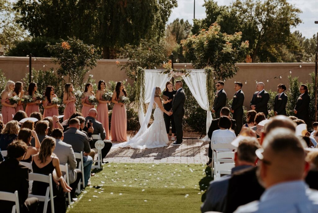 Outdoor wedding