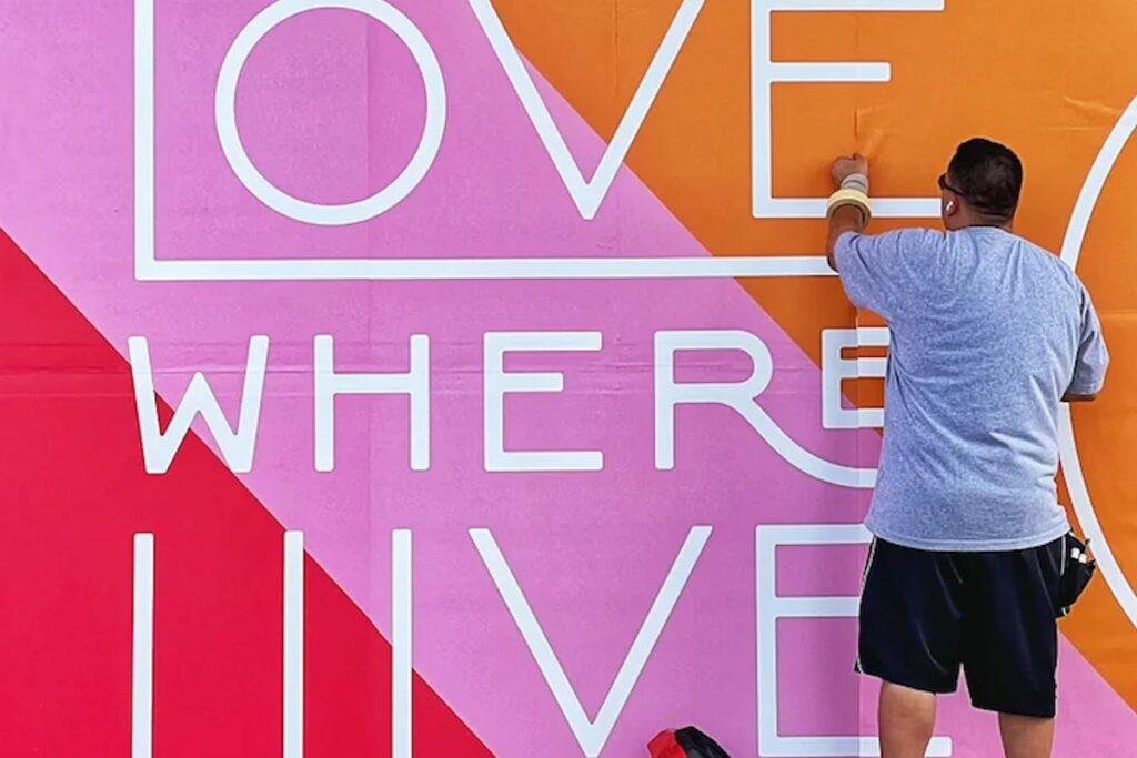 Why I Love Where I Live Mural