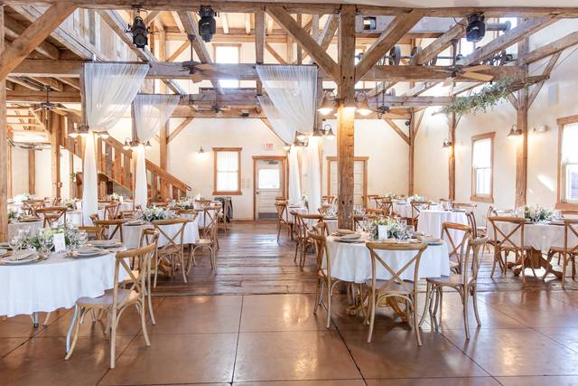 Indoor wedding venue by Micah Carling Photography