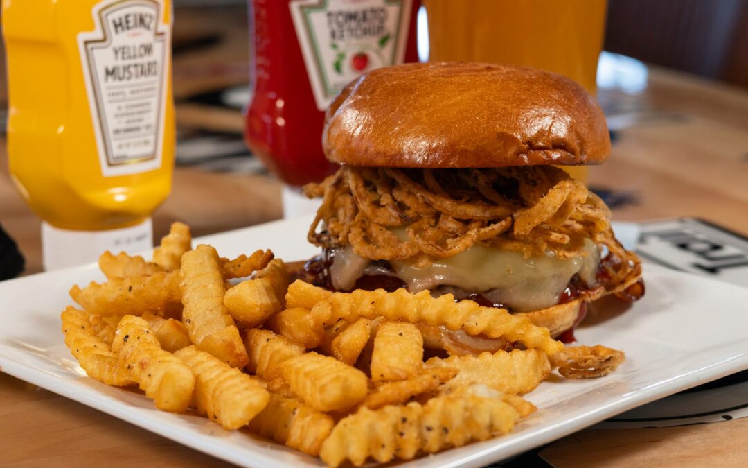 Famous66 Burger and fries