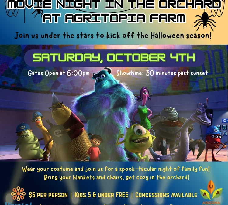 Movie Night in the Orchard