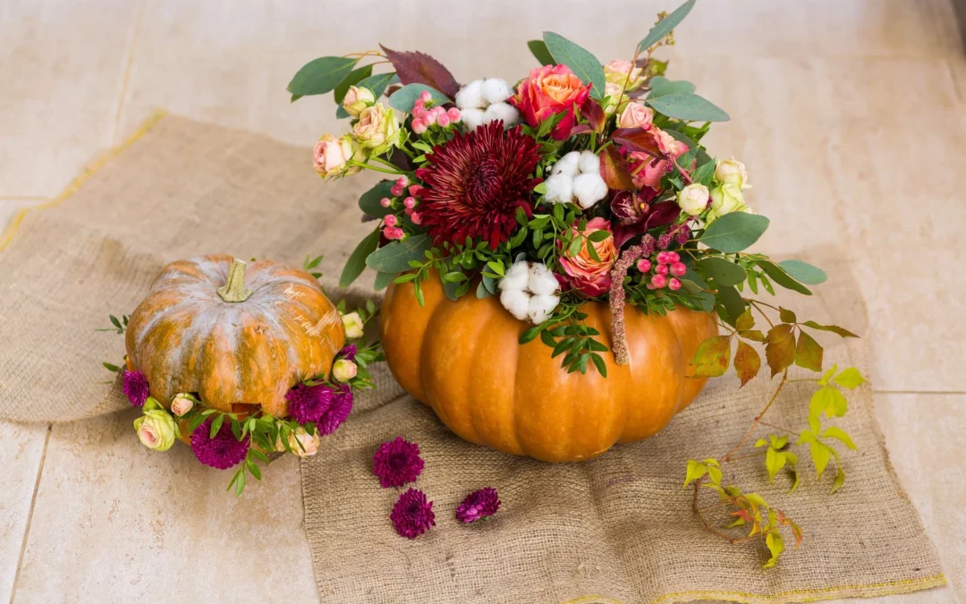 Blooming Pumpkins – Floral Pumpkin Arrangment Workshop