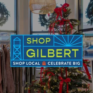 Shop Gilbert, Celebrate Big Logo
