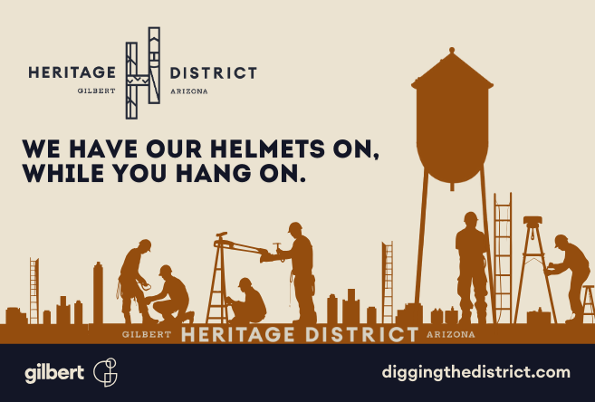 Digging the district poster