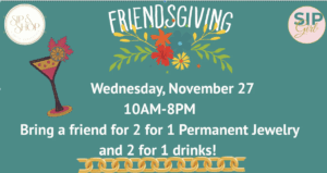 Friendsgiving at Sip & Shop