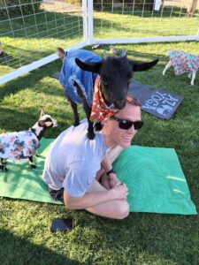 Plaid Party BABY Goat Yoga: Flannel, Flex & Farmyard Fun!