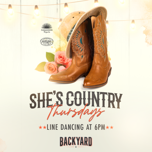 Line Dancing Backyard