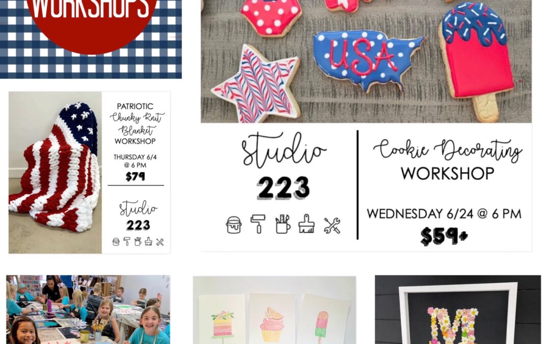 Studio 223 June Workshops