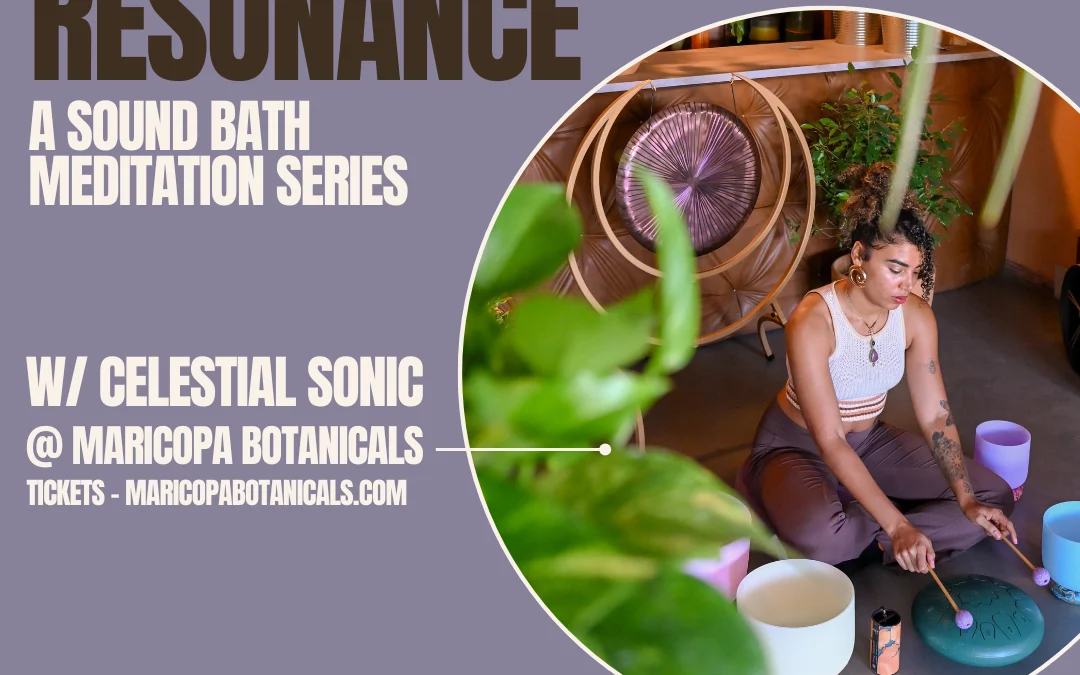 Sound Bath Class at Maricopa Botancials